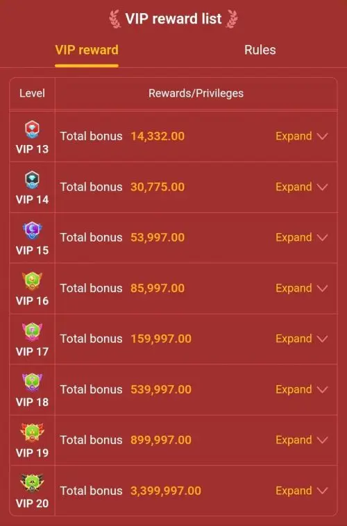 LAAM777 Game VIP Rewards